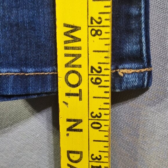 American Eagle jeggings women's size 4 ink blue skinny super stretch low-rise - Picture 11 of 13